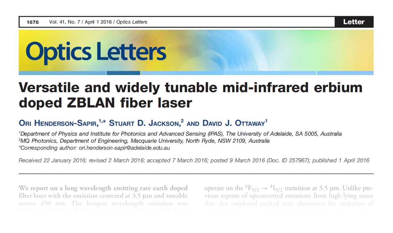 Versatile and widely tunable mid-infrared erbium doped ZBLAN fiber laser